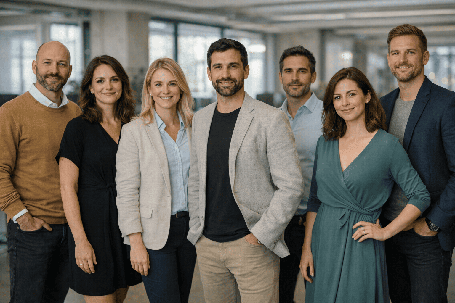 Team working on AI trading platform — Cumbre Ganancio